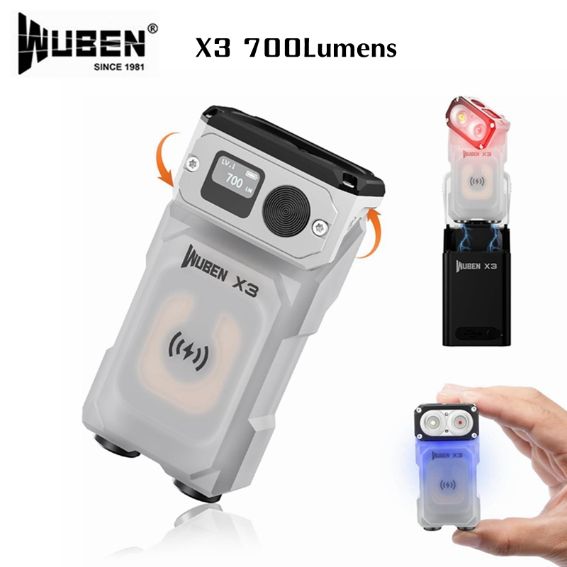 Outdoor Adventure Hours - WUBEN X3 Multi Functional EDC Flashlight