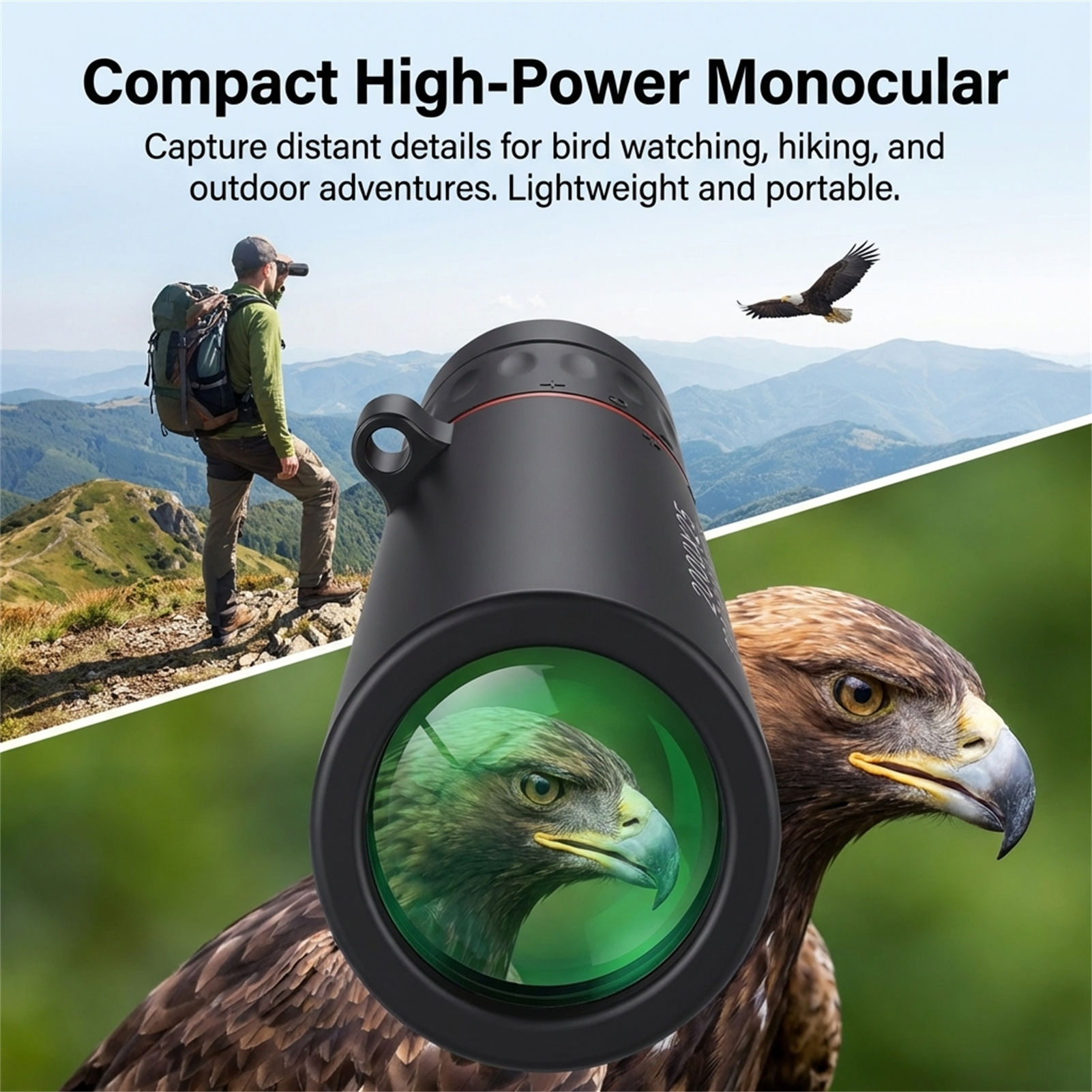 Mini Monocular Telescope High- - Outdoor Adventure Hiking ulasan dan harga