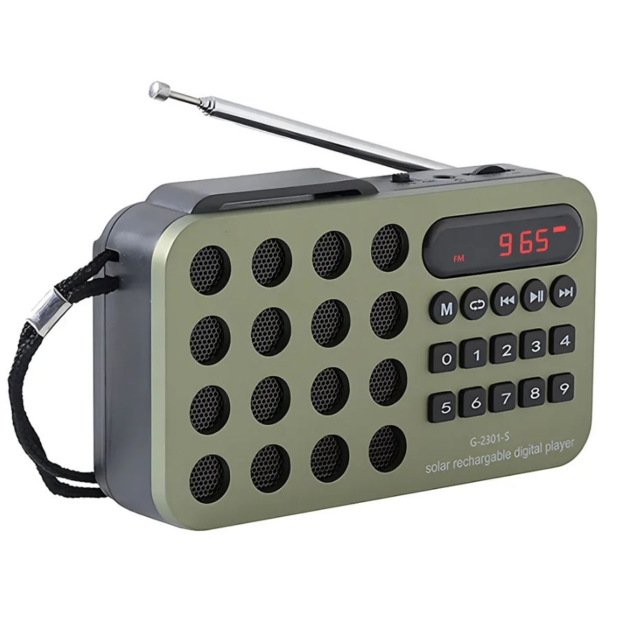 Mini Portable Pocket FM Radio  - Emergency Radio Solar ulasan dan harga