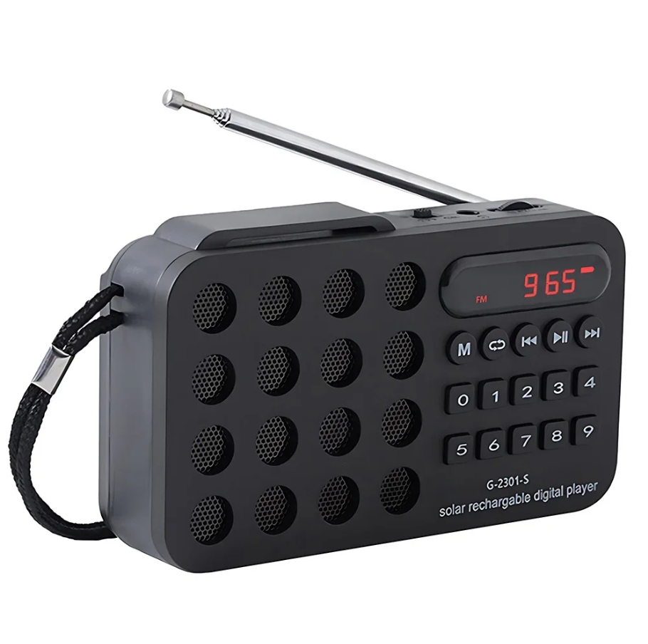 Mini Portable Pocket FM Radio  - Emergency Radio Solar ulasan dan harga