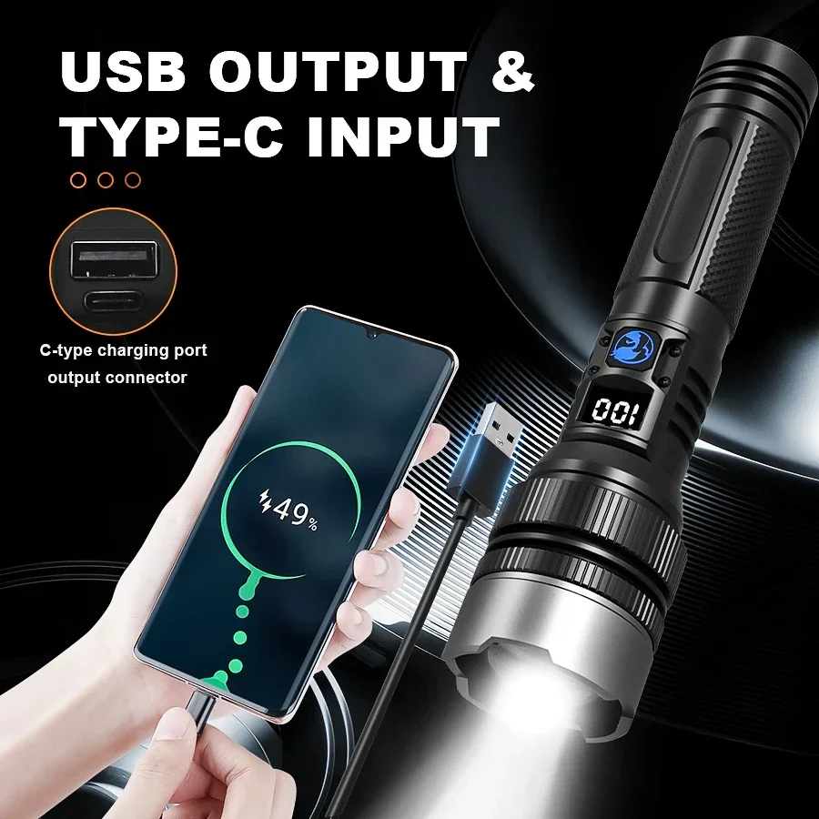 Ultra-Bright Rechargeable Flas - Outdoor Adventure Hiking ulasan dan harga