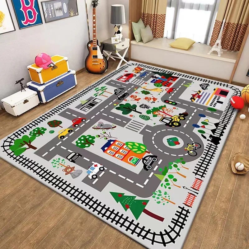 Colorful Kids City Map Play Ma - Outdoor Adventure Toys ulasan dan harga