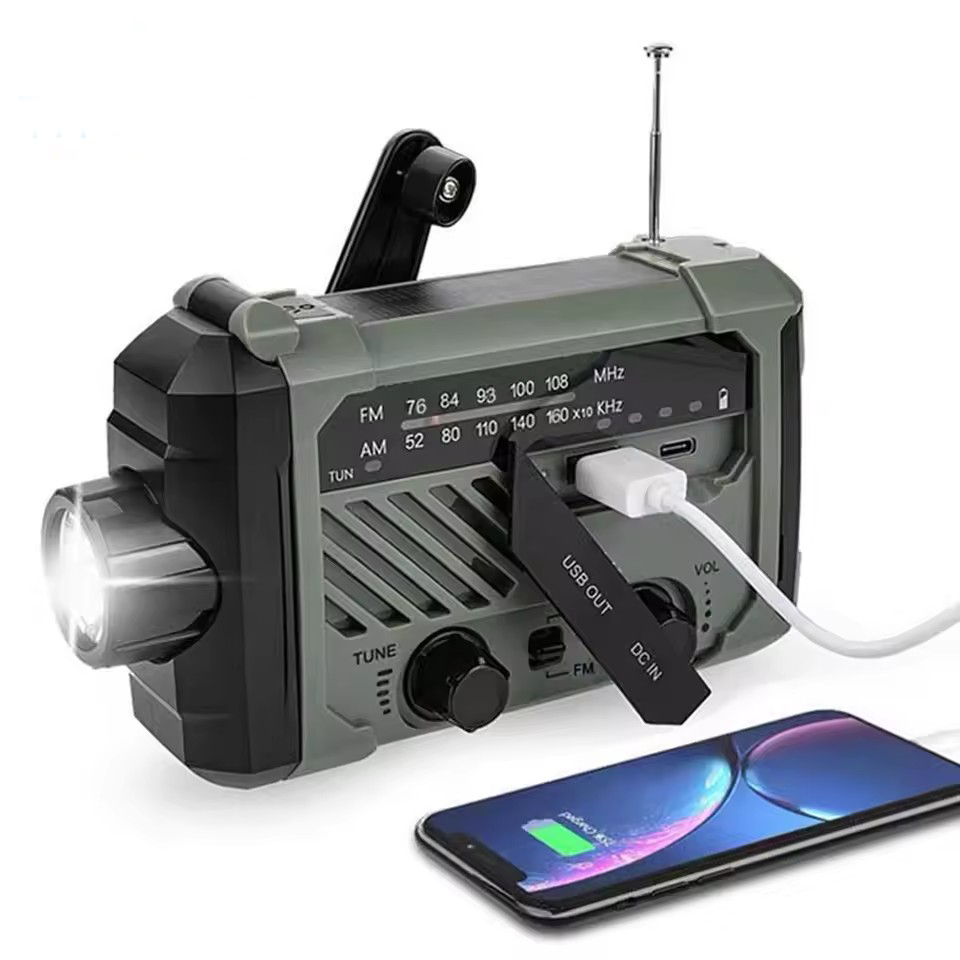 Emergency Solar Radio with Han - Emergency Radio Solar ulasan dan harga
