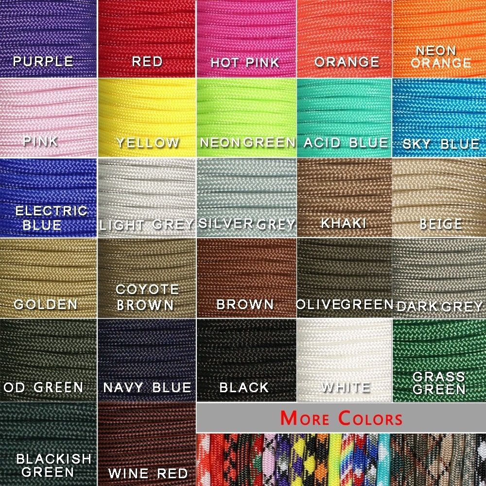 1pcs 550 Paracord Parachute Co - Paracord 550 Feet ulasan dan harga
