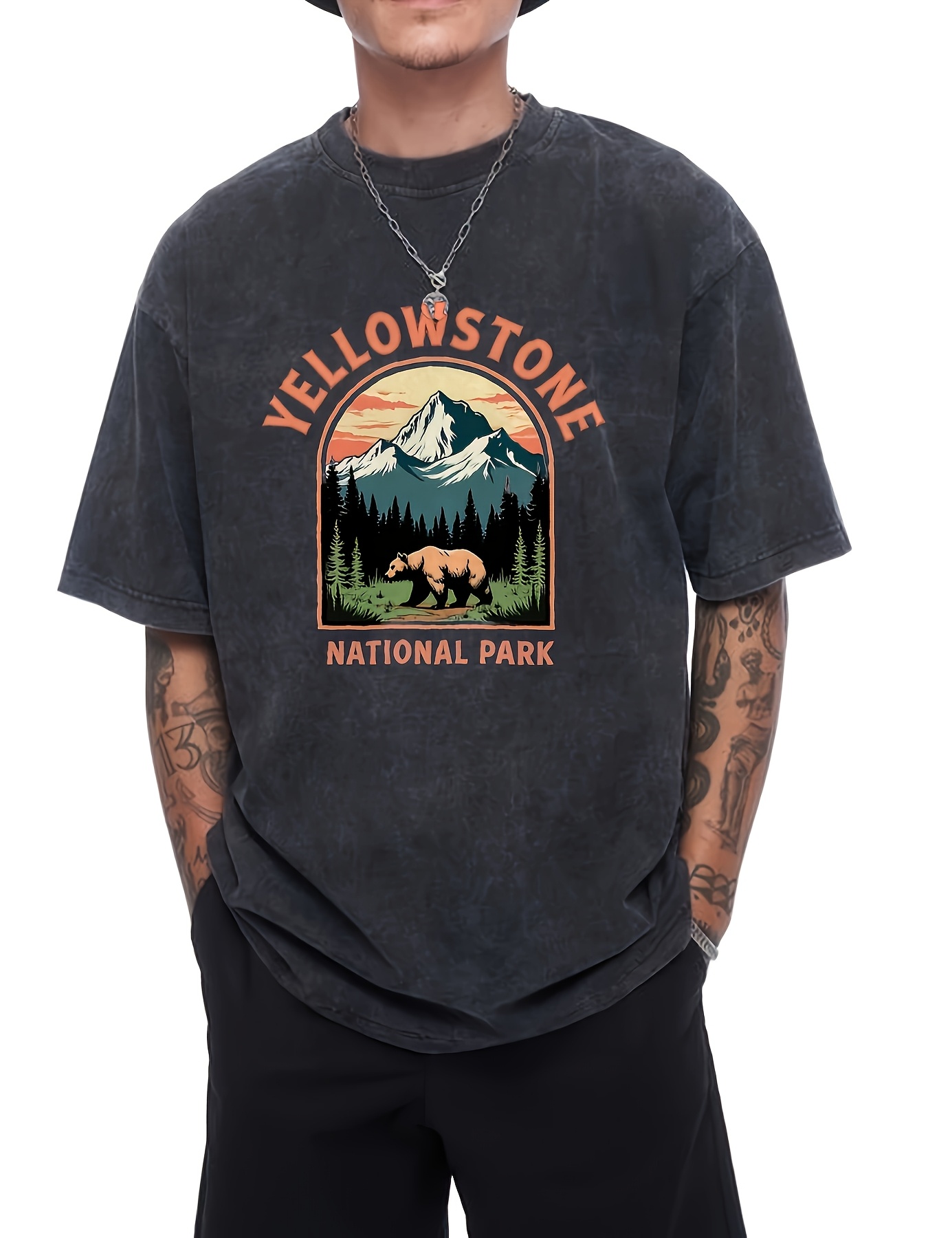 Men's Yellowstone National Par - Outdoor Adventure Wear ulasan dan harga