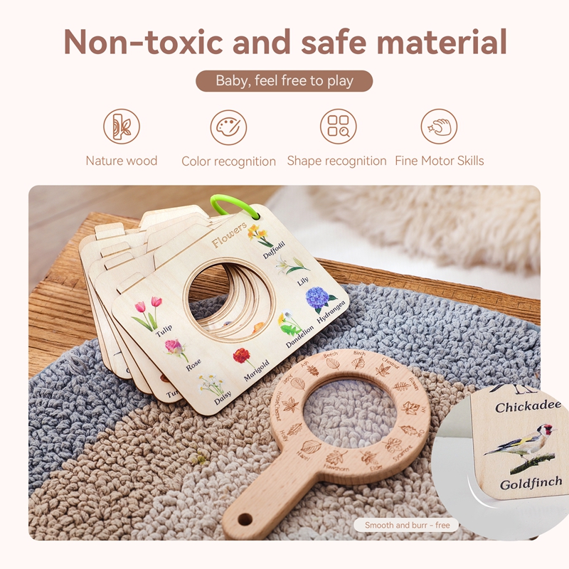 Wooden Montessori Toy Magnifyi - Outdoor Adventure Toys ulasan dan harga