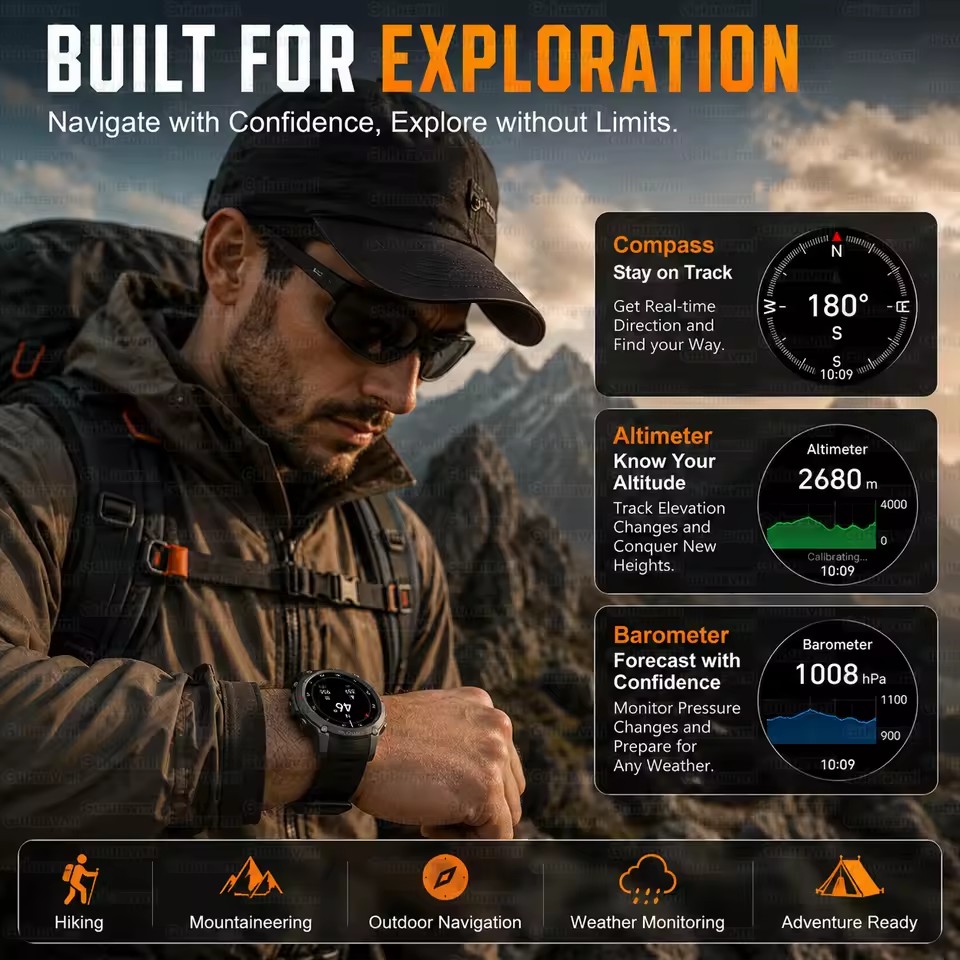 New Built-in GPS Outdoor Adven - Outdoor Adventure Hours ulasan dan harga